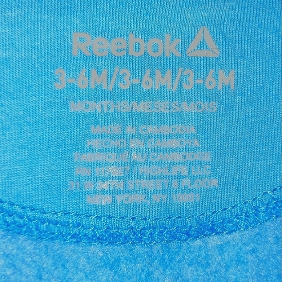 NWT Reebok Infant Hooded Zipup Romper - Picture 5 of 7